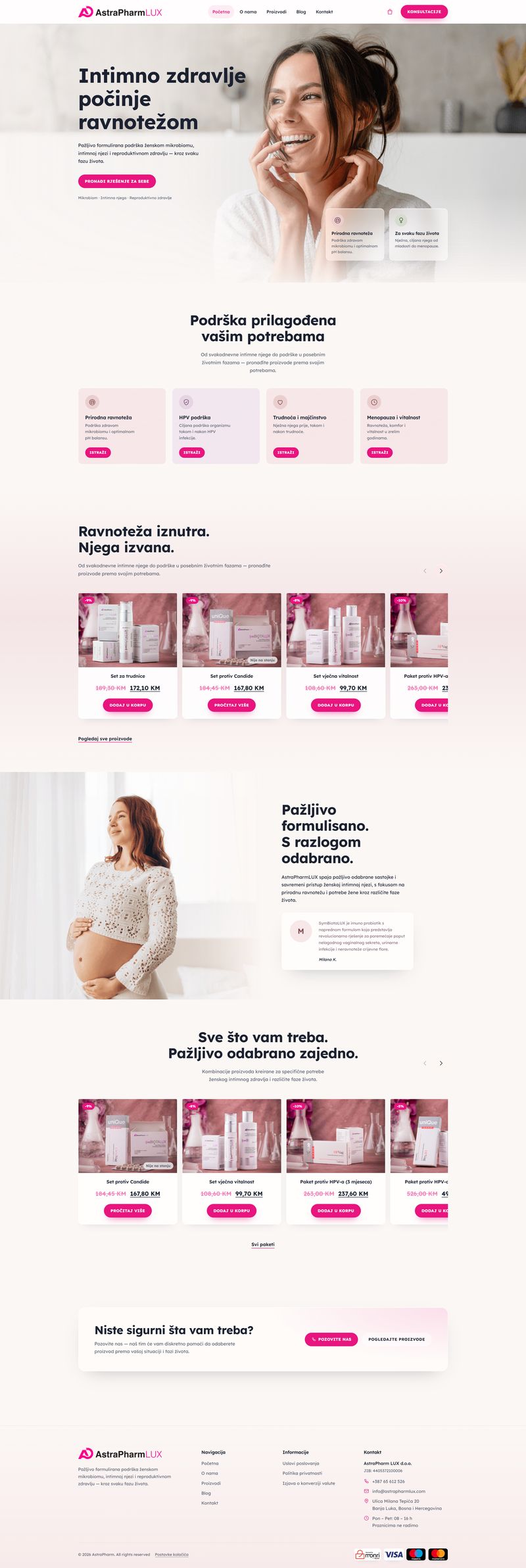 Projekat: AstraPharmLUX — Web shop · Zdravlje